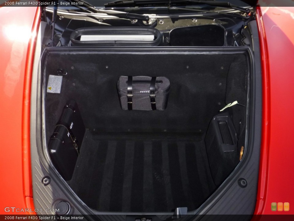 Beige Interior Trunk for the 2008 Ferrari F430 Spider F1 #81401040