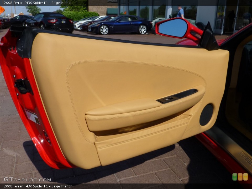 Beige Interior Door Panel for the 2008 Ferrari F430 Spider F1 #81401091