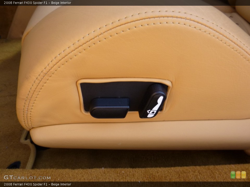 Beige Interior Controls for the 2008 Ferrari F430 Spider F1 #81401160