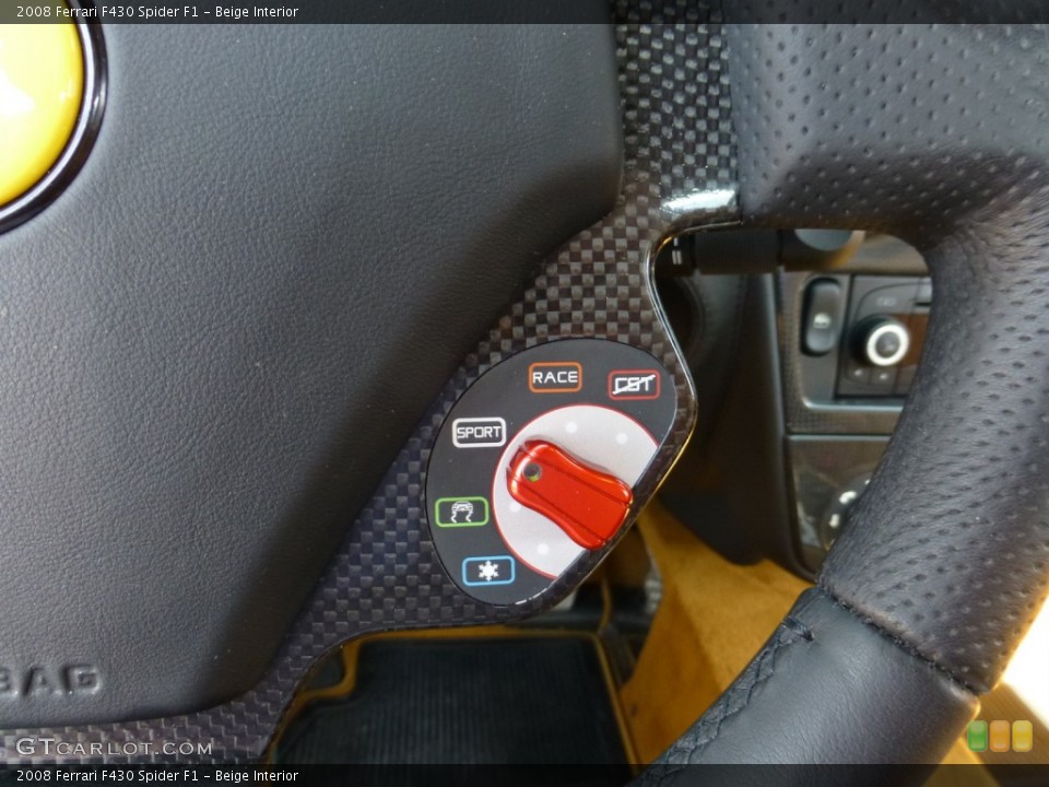 Beige Interior Controls for the 2008 Ferrari F430 Spider F1 #81401259