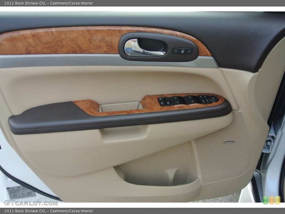Cashmere/Cocoa Interior Door Panel for the 2011 Buick Enclave CXL #81401931