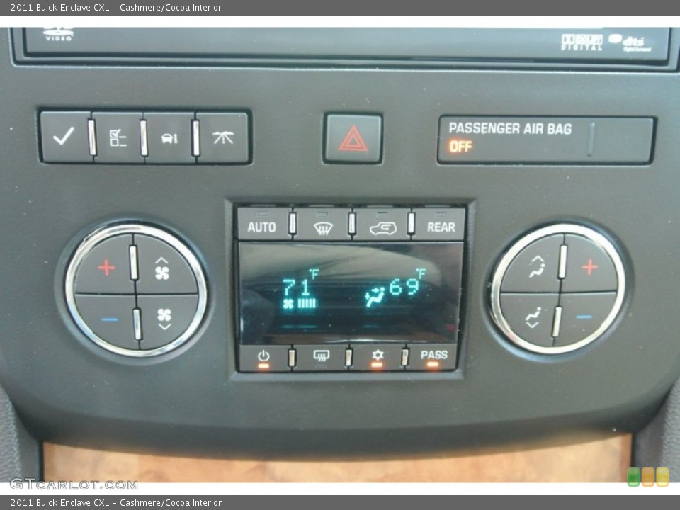 Cashmere/Cocoa Interior Controls for the 2011 Buick Enclave CXL #81401958