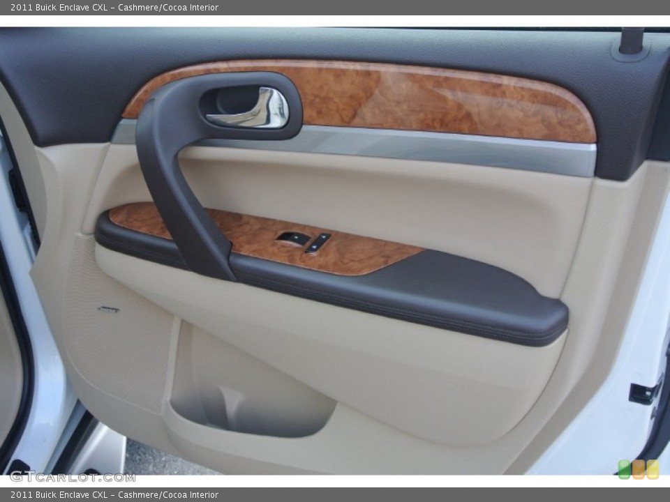 Cashmere/Cocoa Interior Door Panel for the 2011 Buick Enclave CXL #81402017