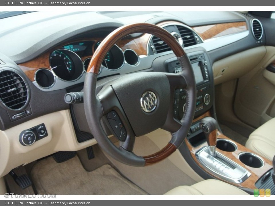 Cashmere/Cocoa Interior Dashboard for the 2011 Buick Enclave CXL #81402039
