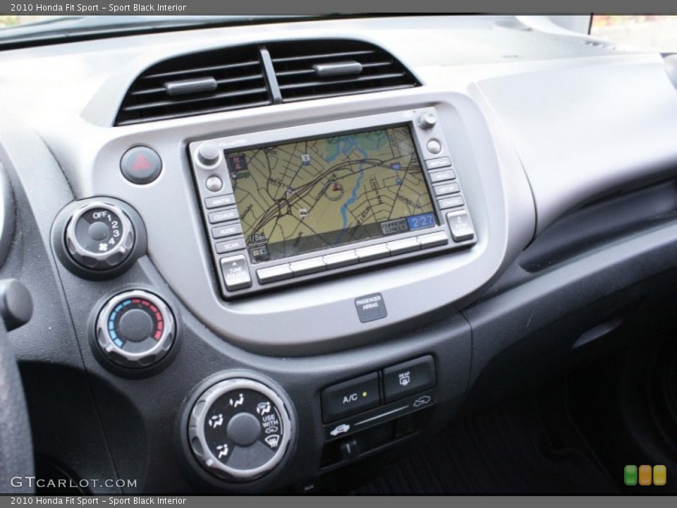 Sport Black Interior Navigation for the 2010 Honda Fit Sport #81410423