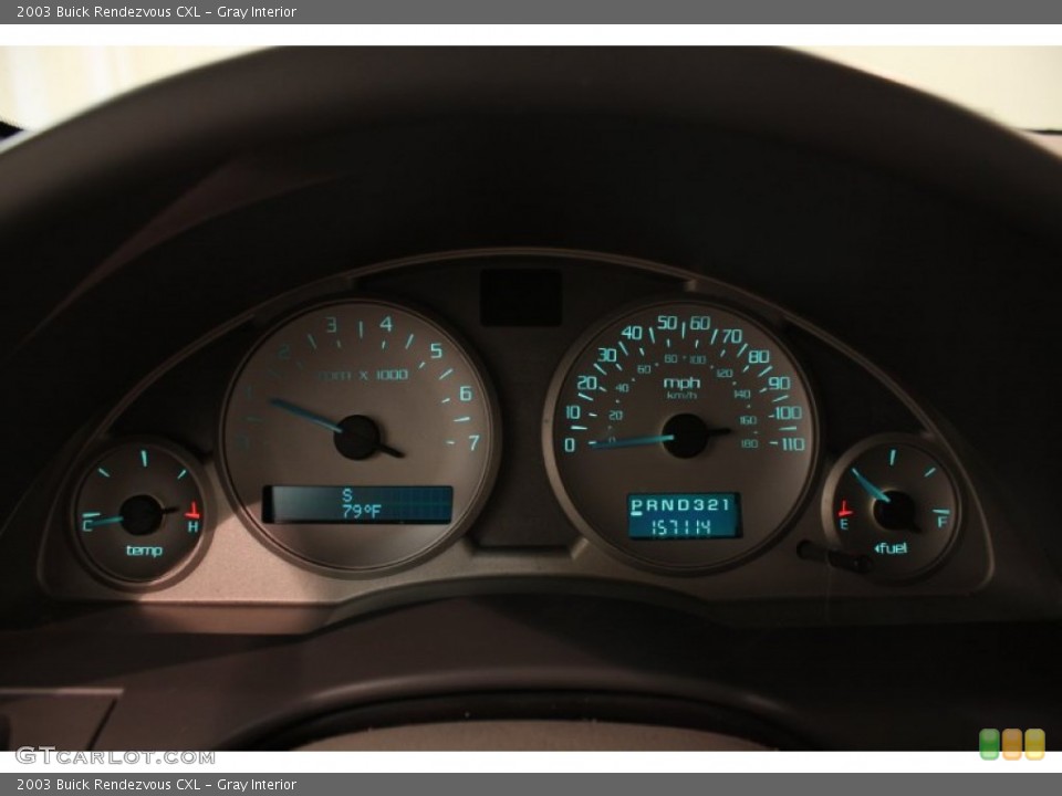 Gray Interior Gauges for the 2003 Buick Rendezvous CXL #81413865