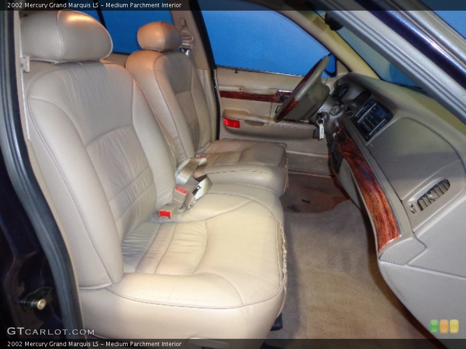 Medium Parchment Interior Front Seat for the 2002 Mercury Grand Marquis LS #81416655