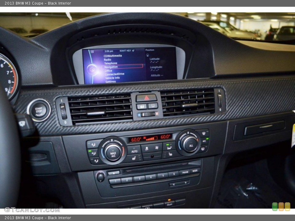 Black Interior Controls for the 2013 BMW M3 Coupe #81417014