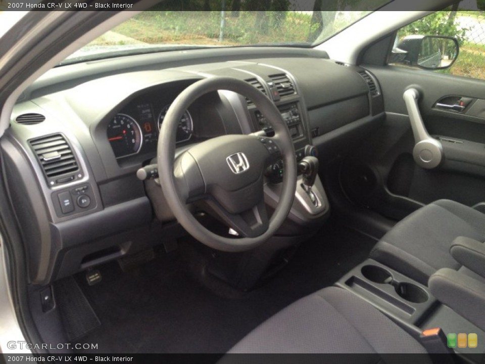 Black Interior Photo for the 2007 Honda CR-V LX 4WD #81417216