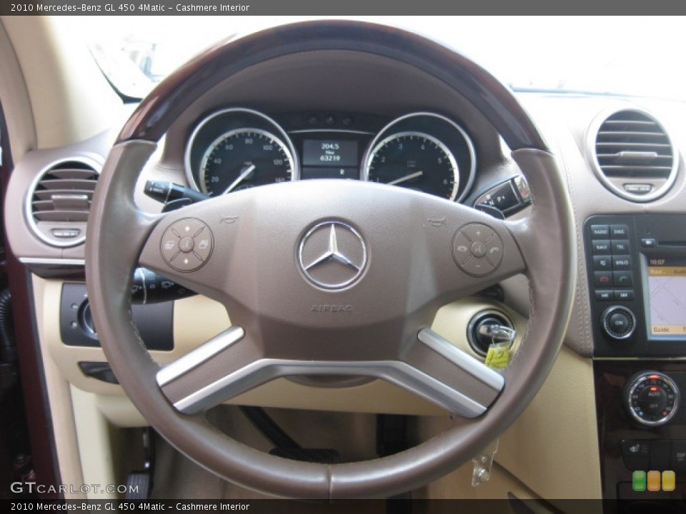 Cashmere Interior Steering Wheel for the 2010 Mercedes-Benz GL 450 4Matic #81418497