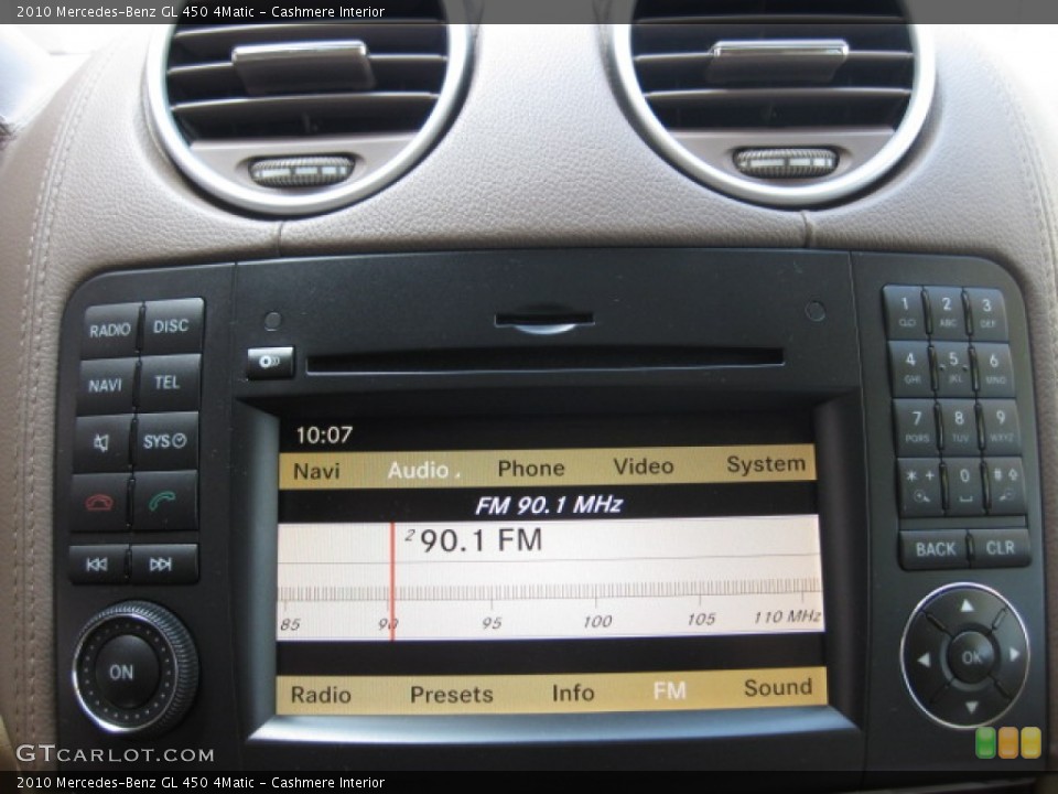 Cashmere Interior Audio System for the 2010 Mercedes-Benz GL 450 4Matic #81418533