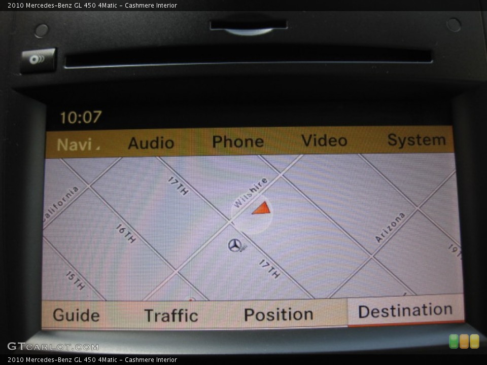 Cashmere Interior Navigation for the 2010 Mercedes-Benz GL 450 4Matic #81418549