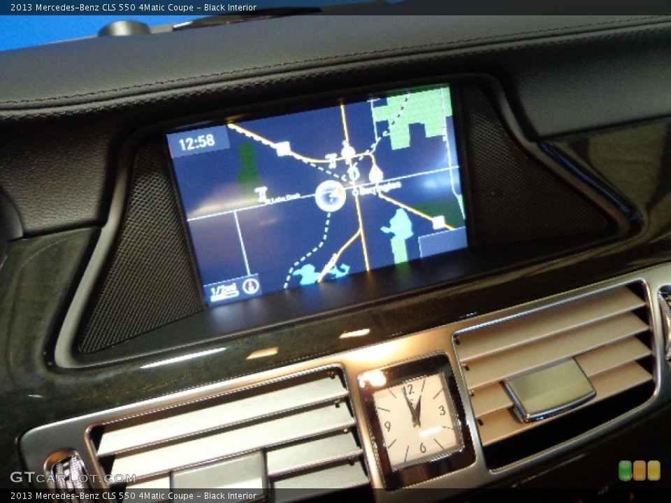 Black Interior Navigation for the 2013 Mercedes-Benz CLS 550 4Matic Coupe #81418602