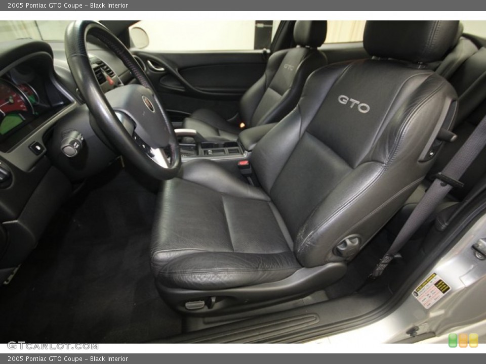 Black Interior Photo for the 2005 Pontiac GTO Coupe #81419301