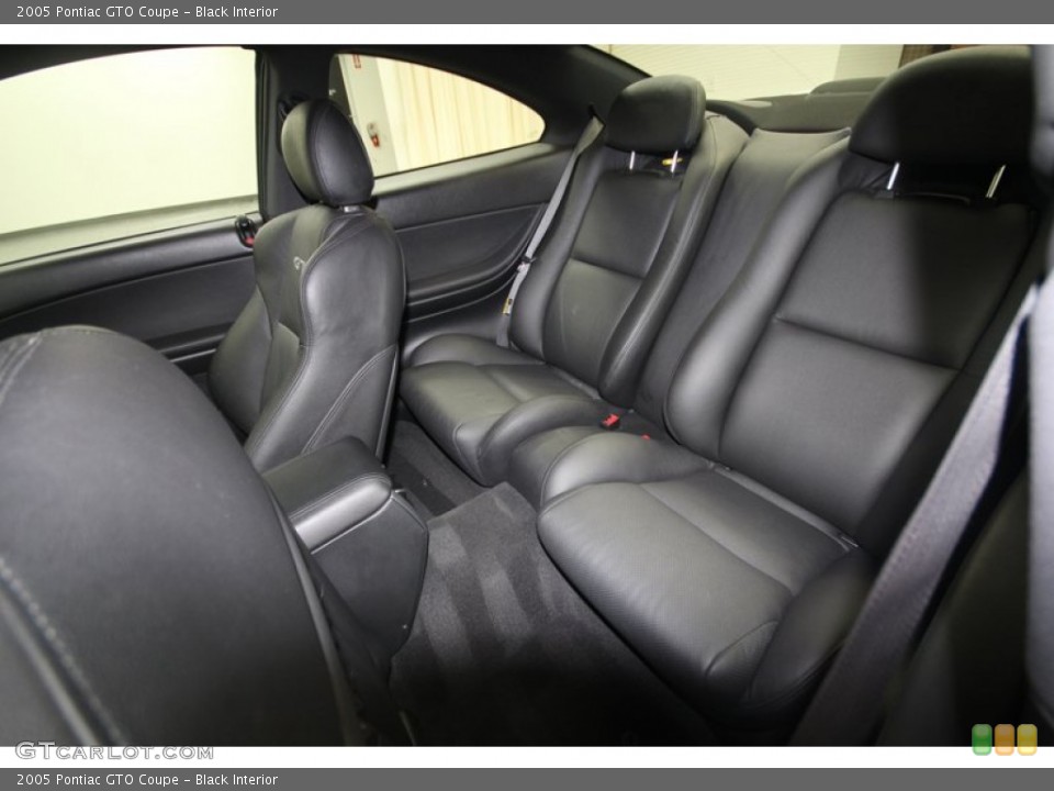 Black Interior Rear Seat for the 2005 Pontiac GTO Coupe #81419483