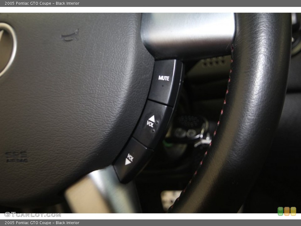 Black Interior Controls for the 2005 Pontiac GTO Coupe #81419697