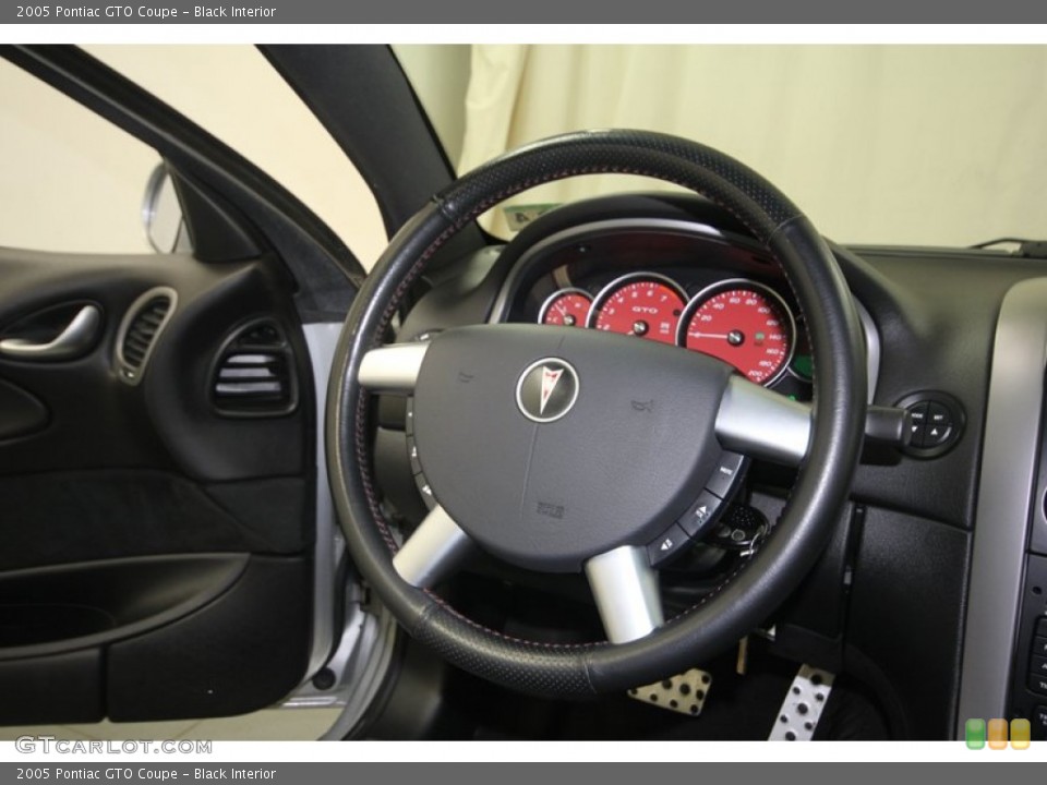 Black Interior Steering Wheel for the 2005 Pontiac GTO Coupe #81419736