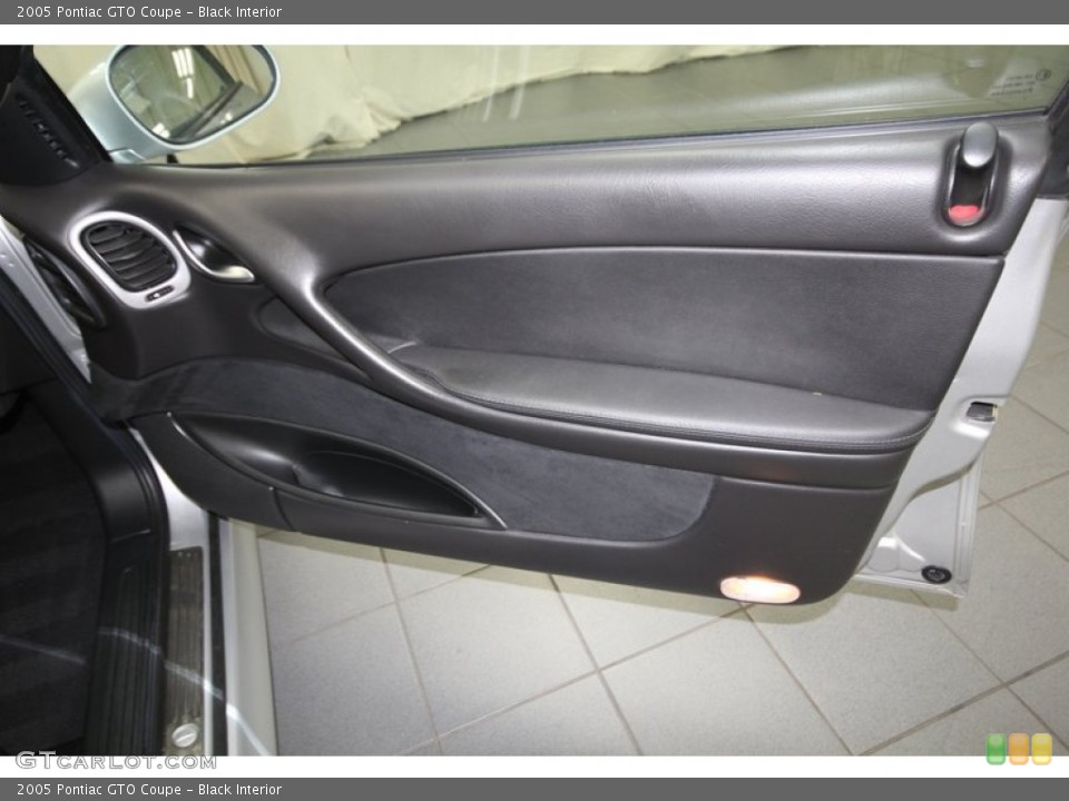 Black Interior Door Panel for the 2005 Pontiac GTO Coupe #81419832
