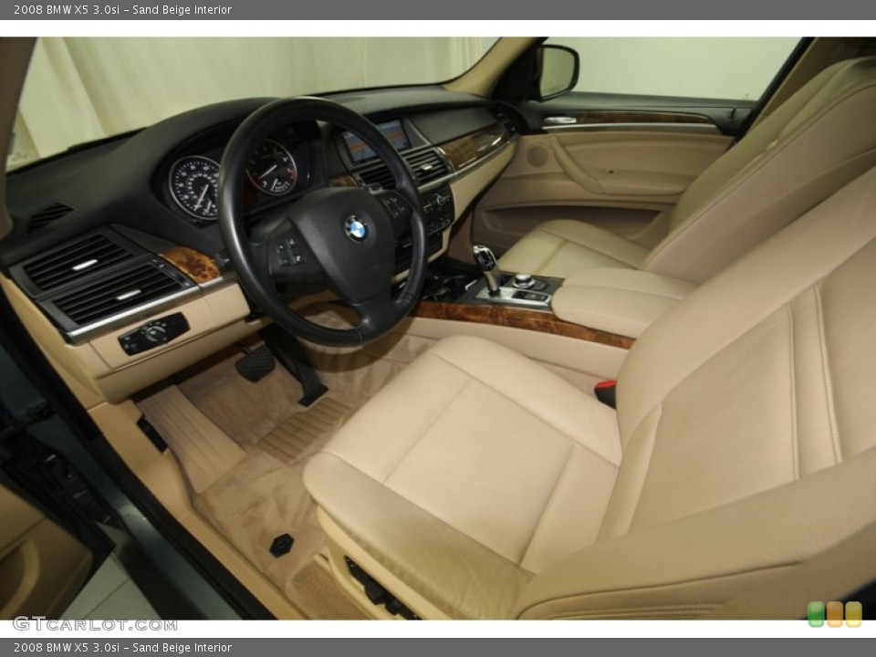 Sand Beige 2008 BMW X5 Interiors