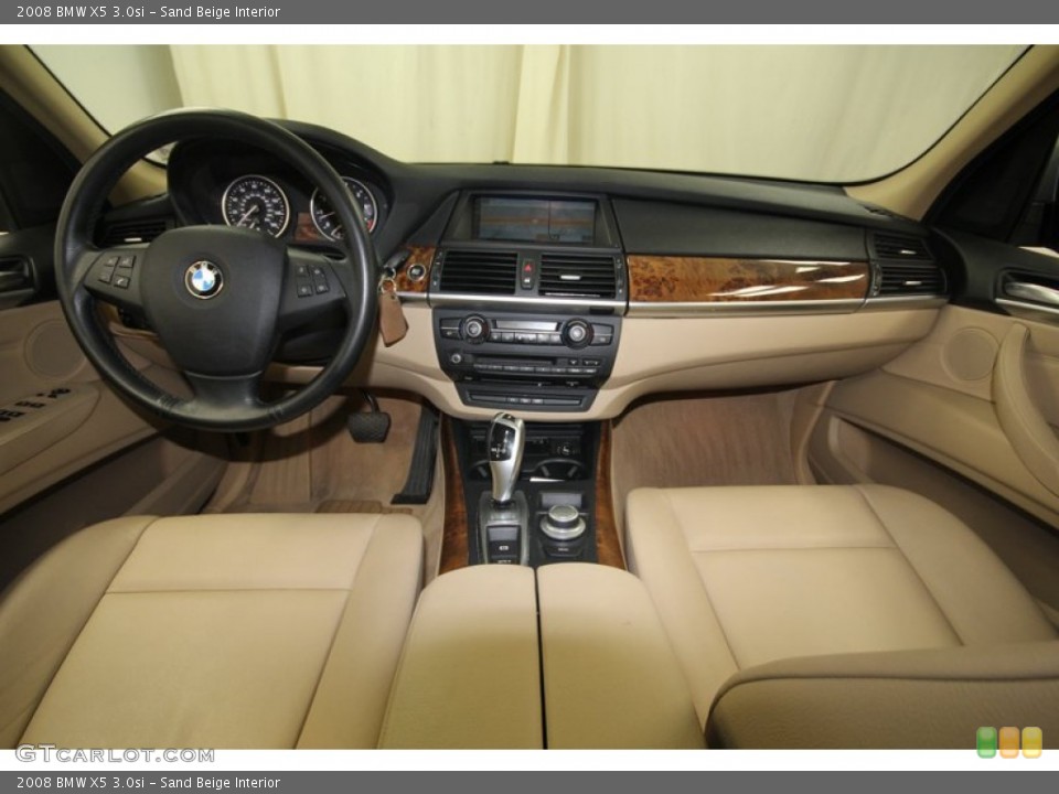Sand Beige Interior Dashboard for the 2008 BMW X5 3.0si #81420111