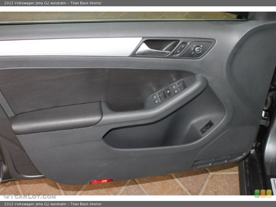 Titan Black Interior Door Panel for the 2013 Volkswagen Jetta GLI Autobahn #81420234