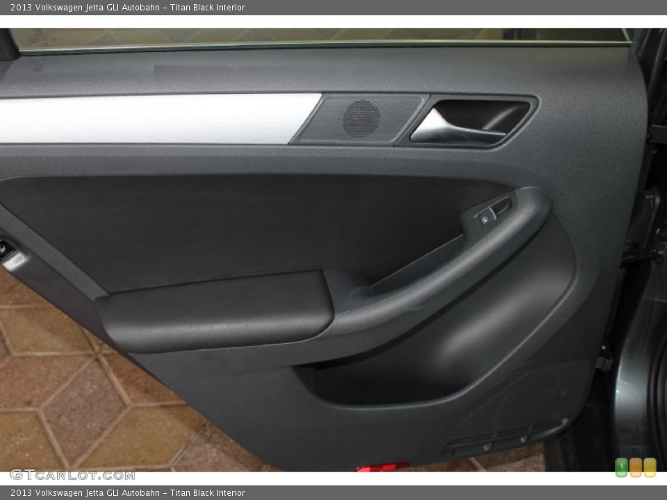 Titan Black Interior Door Panel for the 2013 Volkswagen Jetta GLI Autobahn #81420525