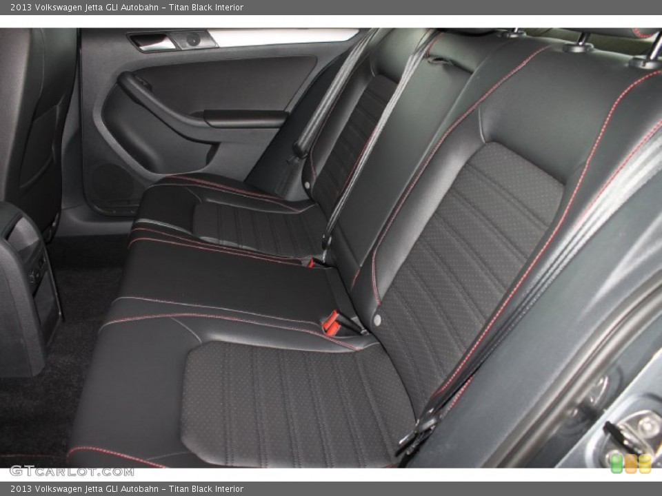 Titan Black Interior Rear Seat for the 2013 Volkswagen Jetta GLI Autobahn #81420564