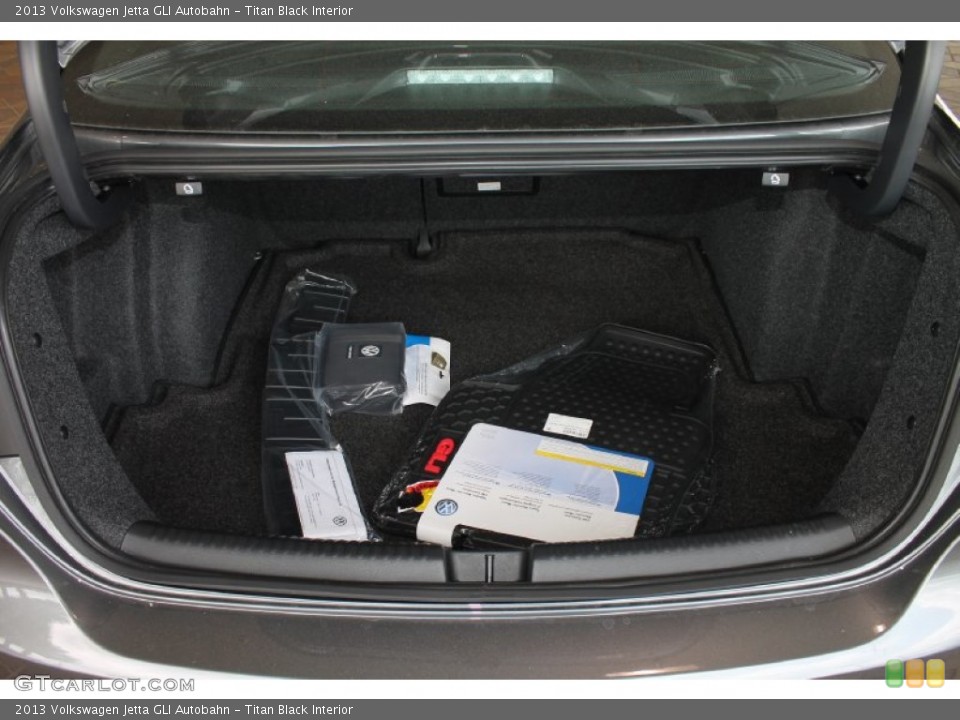Titan Black Interior Trunk for the 2013 Volkswagen Jetta GLI Autobahn #81420579