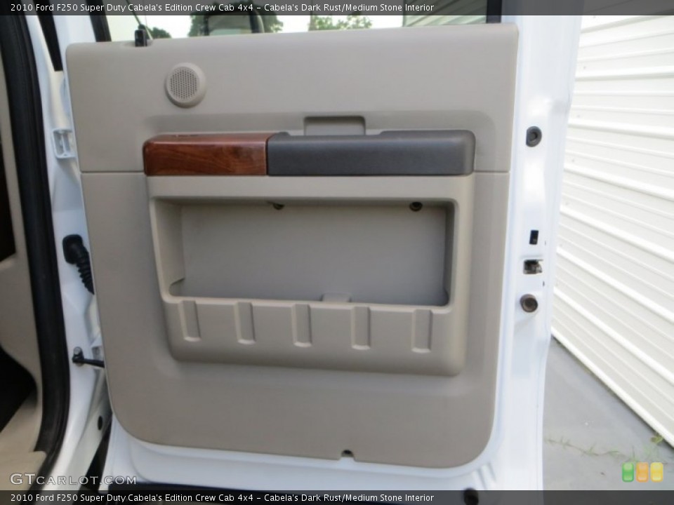 Cabela's Dark Rust/Medium Stone Interior Door Panel for the 2010 Ford F250 Super Duty Cabela's Edition Crew Cab 4x4 #81424475
