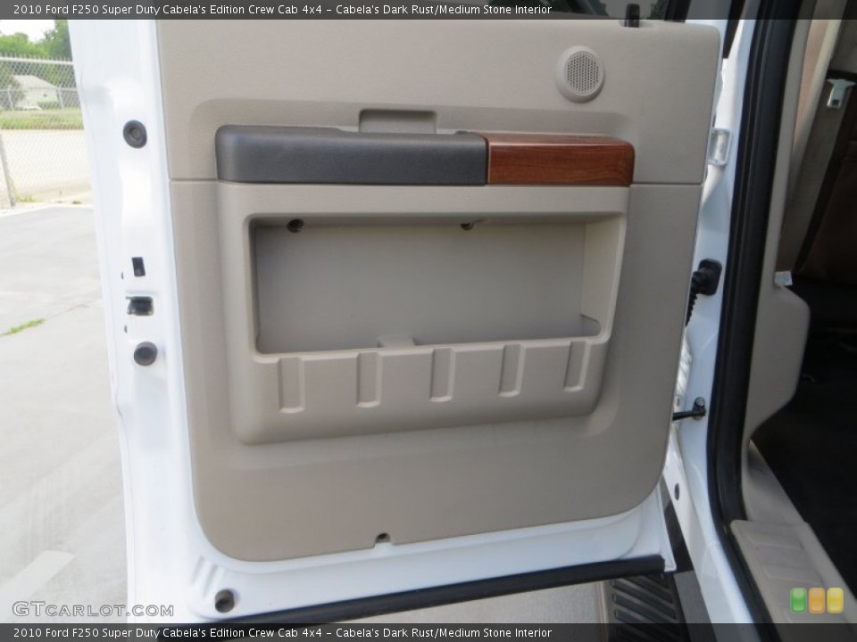 Cabela's Dark Rust/Medium Stone Interior Door Panel for the 2010 Ford F250 Super Duty Cabela's Edition Crew Cab 4x4 #81424531