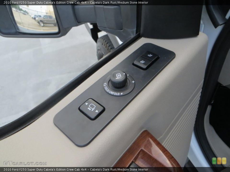 Cabela's Dark Rust/Medium Stone Interior Controls for the 2010 Ford F250 Super Duty Cabela's Edition Crew Cab 4x4 #81424616