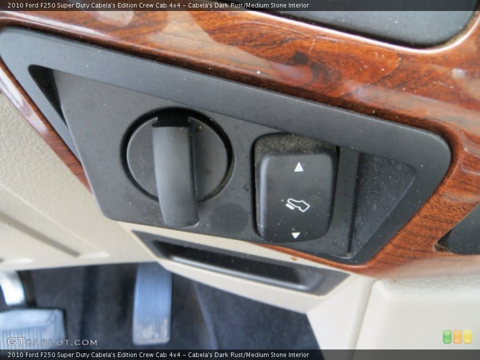 Cabela's Dark Rust/Medium Stone Interior Controls for the 2010 Ford F250 Super Duty Cabela's Edition Crew Cab 4x4 #81424901