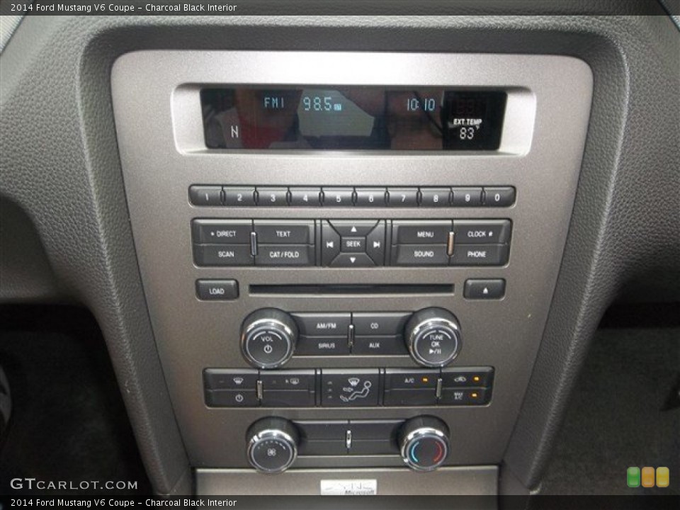 Charcoal Black Interior Controls for the 2014 Ford Mustang V6 Coupe #81426163