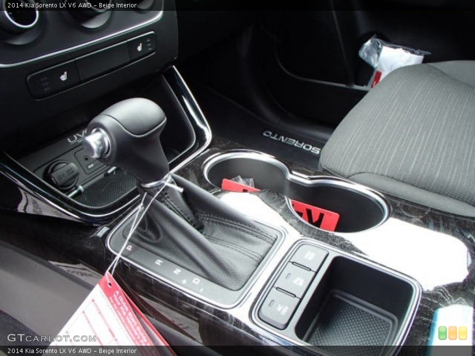 Beige Interior Transmission for the 2014 Kia Sorento LX V6 AWD #81427653