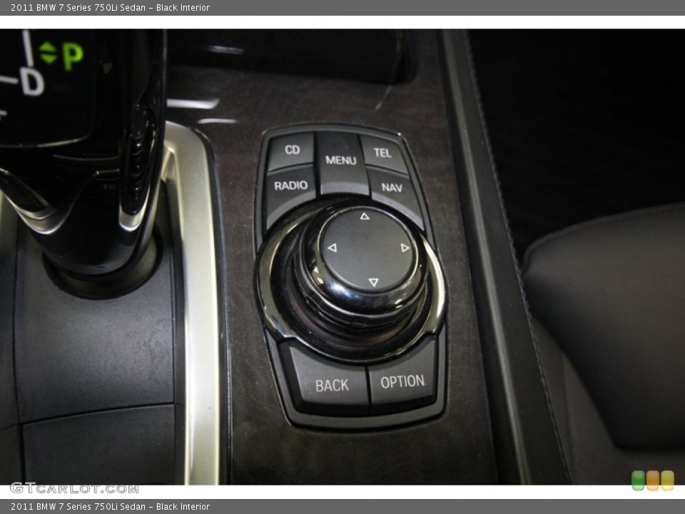 Black Interior Controls for the 2011 BMW 7 Series 750Li Sedan #81427898