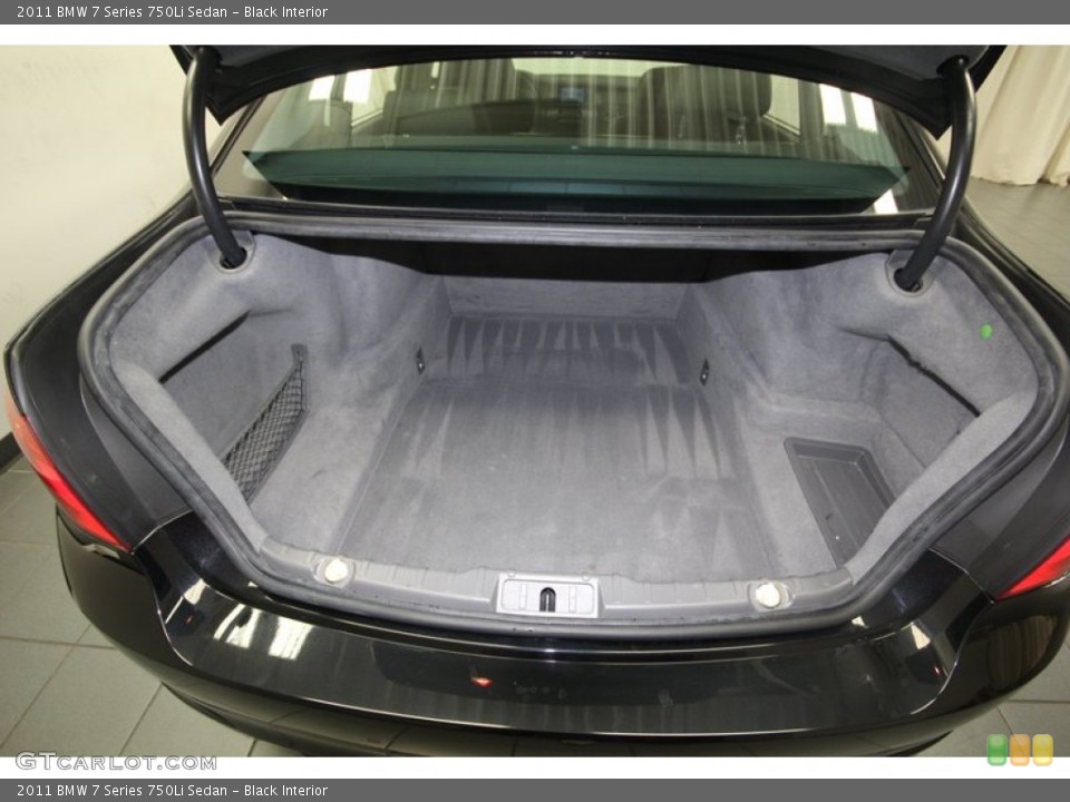 Black Interior Trunk for the 2011 BMW 7 Series 750Li Sedan #81428213