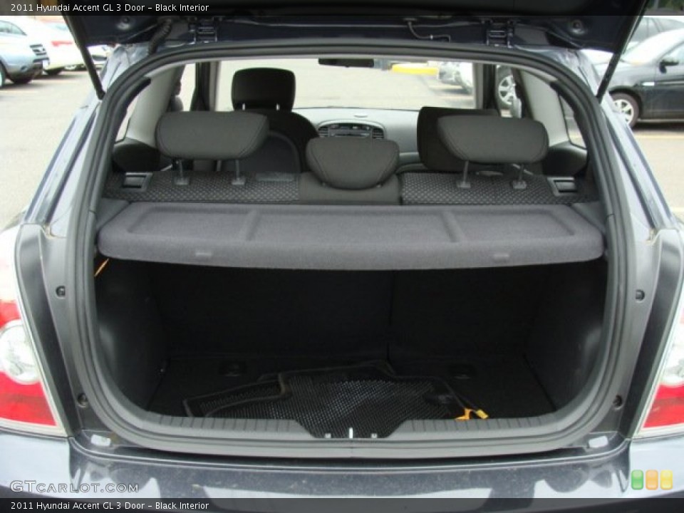 Black Interior Trunk for the 2011 Hyundai Accent GL 3 Door #81428679