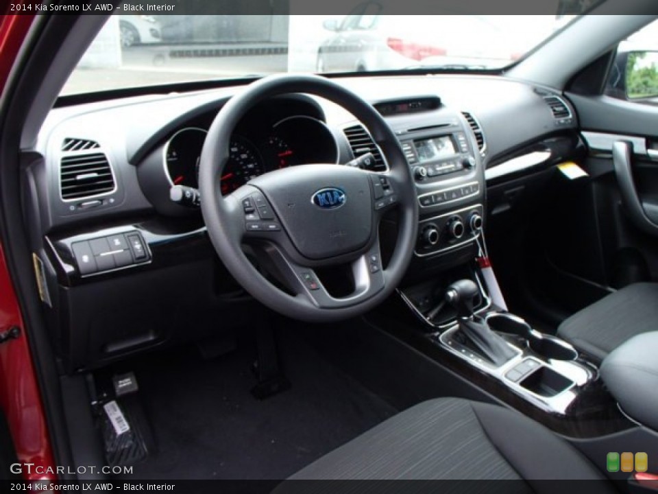 Black Interior Prime Interior for the 2014 Kia Sorento LX AWD #81428973