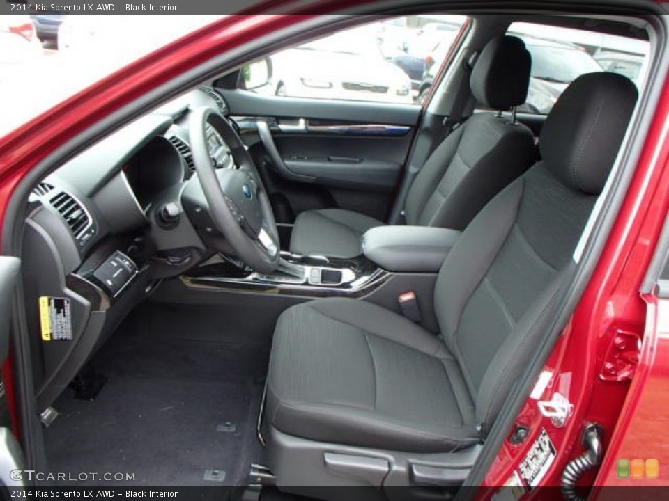 Black Interior Photo for the 2014 Kia Sorento LX AWD #81428992