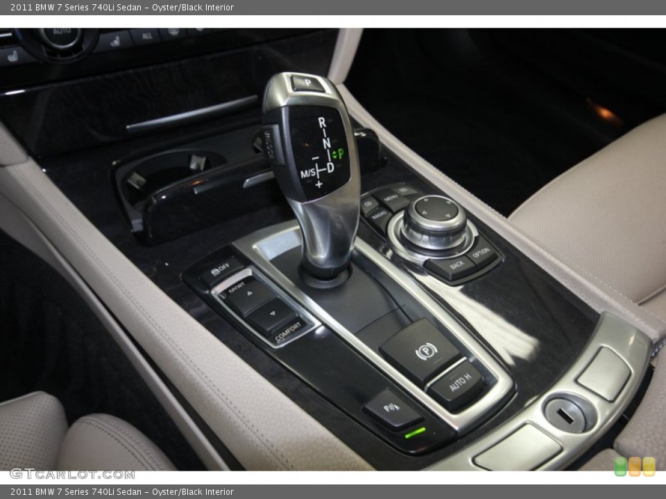 Oyster/Black Interior Transmission for the 2011 BMW 7 Series 740Li Sedan #81429144