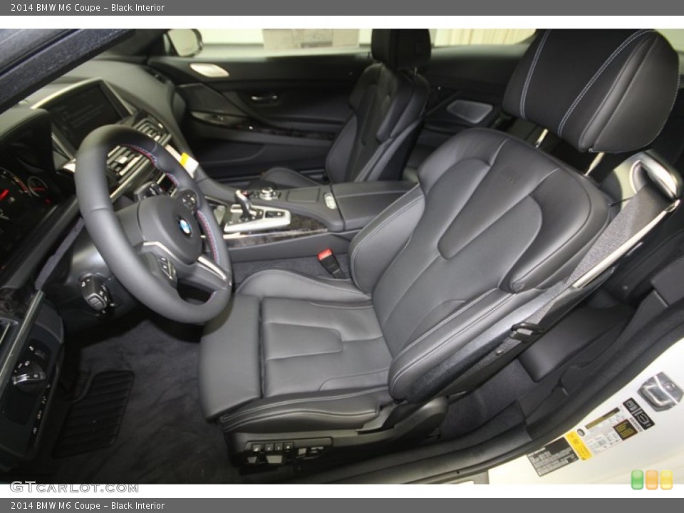 Black Interior Front Seat for the 2014 BMW M6 Coupe #81429851