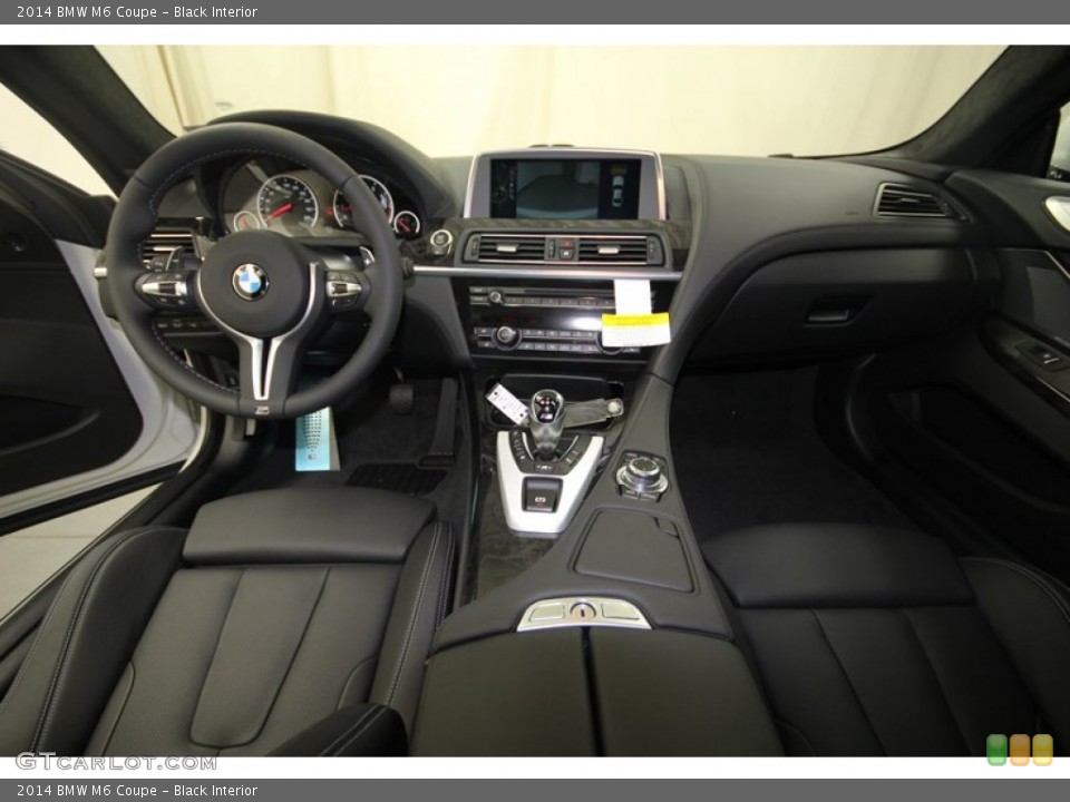 Black Interior Dashboard for the 2014 BMW M6 Coupe #81429861