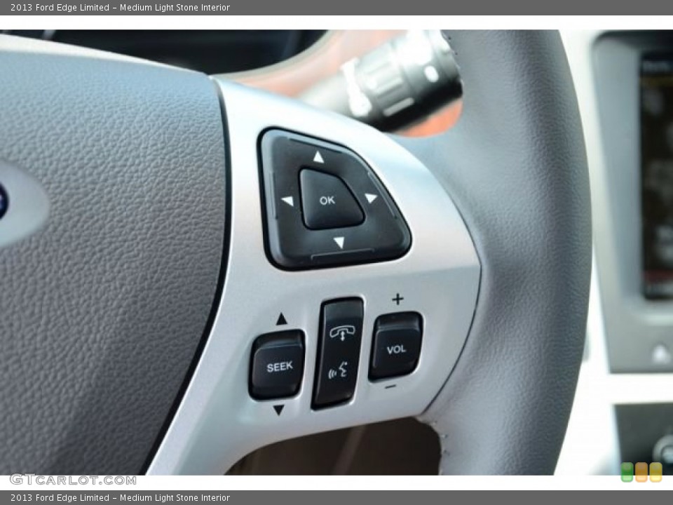 Medium Light Stone Interior Controls for the 2013 Ford Edge Limited #81430092