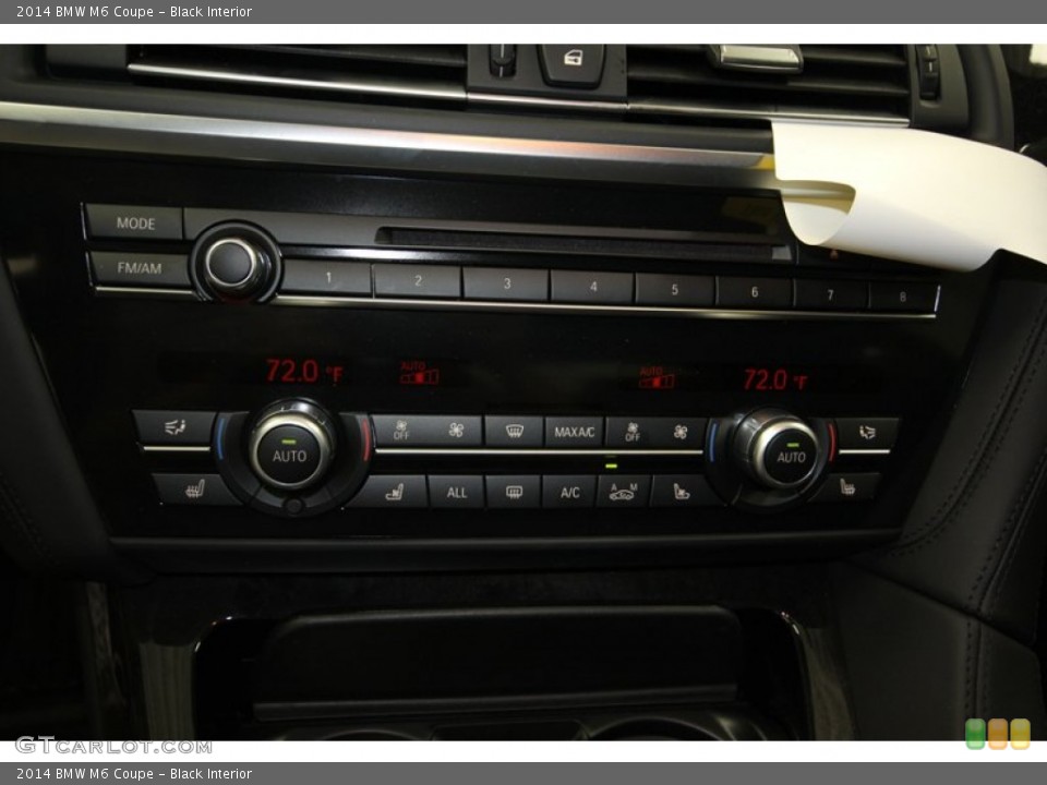 Black Interior Controls for the 2014 BMW M6 Coupe #81430226