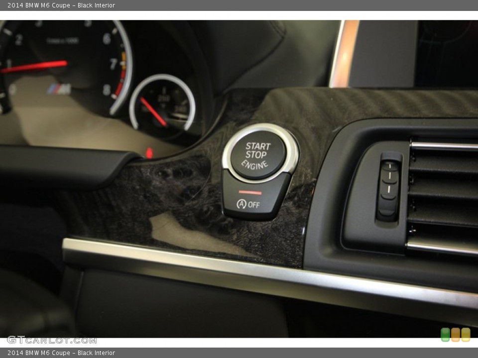 Black Interior Controls for the 2014 BMW M6 Coupe #81430305