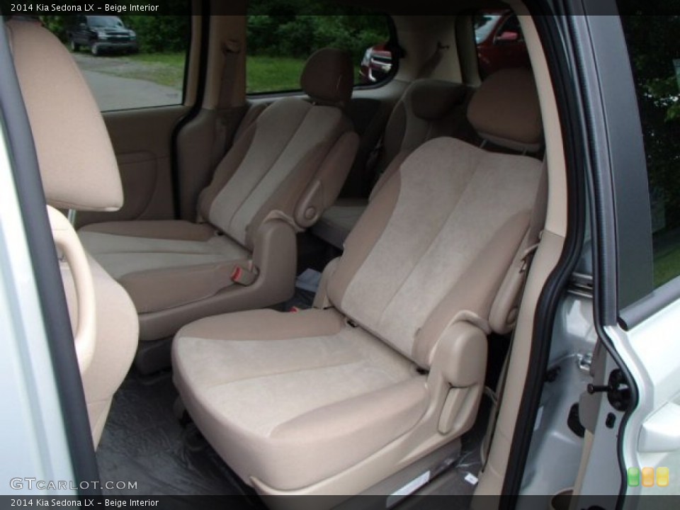 Beige Interior Rear Seat for the 2014 Kia Sedona LX #81430333