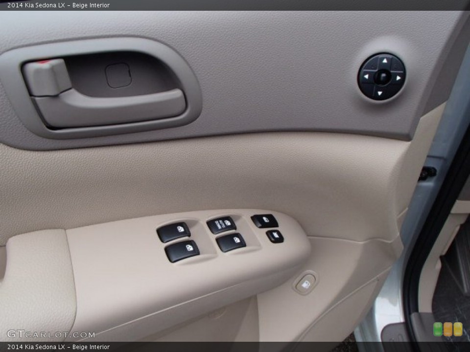 Beige Interior Controls for the 2014 Kia Sedona LX #81430365