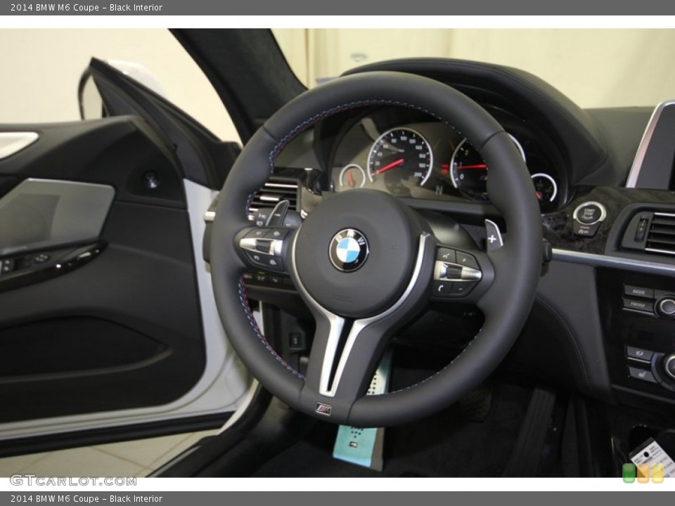 Black Interior Steering Wheel for the 2014 BMW M6 Coupe #81430373