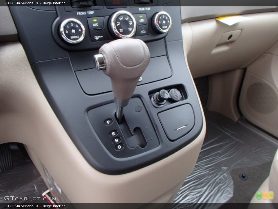 Beige Interior Transmission for the 2014 Kia Sedona LX #81430398