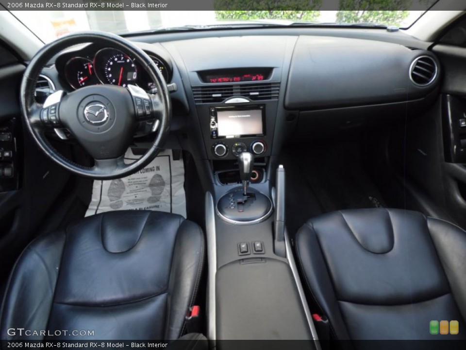 Black Interior Dashboard for the 2006 Mazda RX-8  #81430406